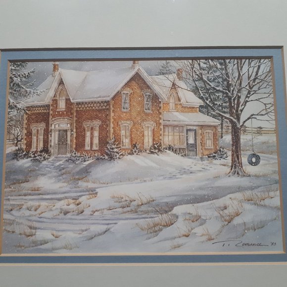 Trisha Romance "Harrop Homestead" Art Print in wood frame - Picture 4 of 5